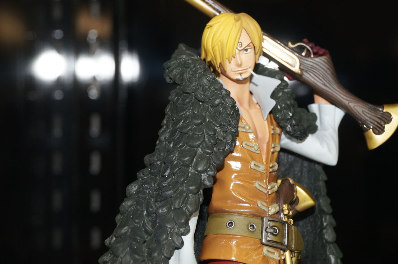 Japan import / The package and the manual are written in Japanese immediate delivery Sanji One Piece DXF ~ THE GRANDLINE MEN ~ FILM Z vol.3 SANJI film Georgette combat uniform movie theater animation prize Banpresto